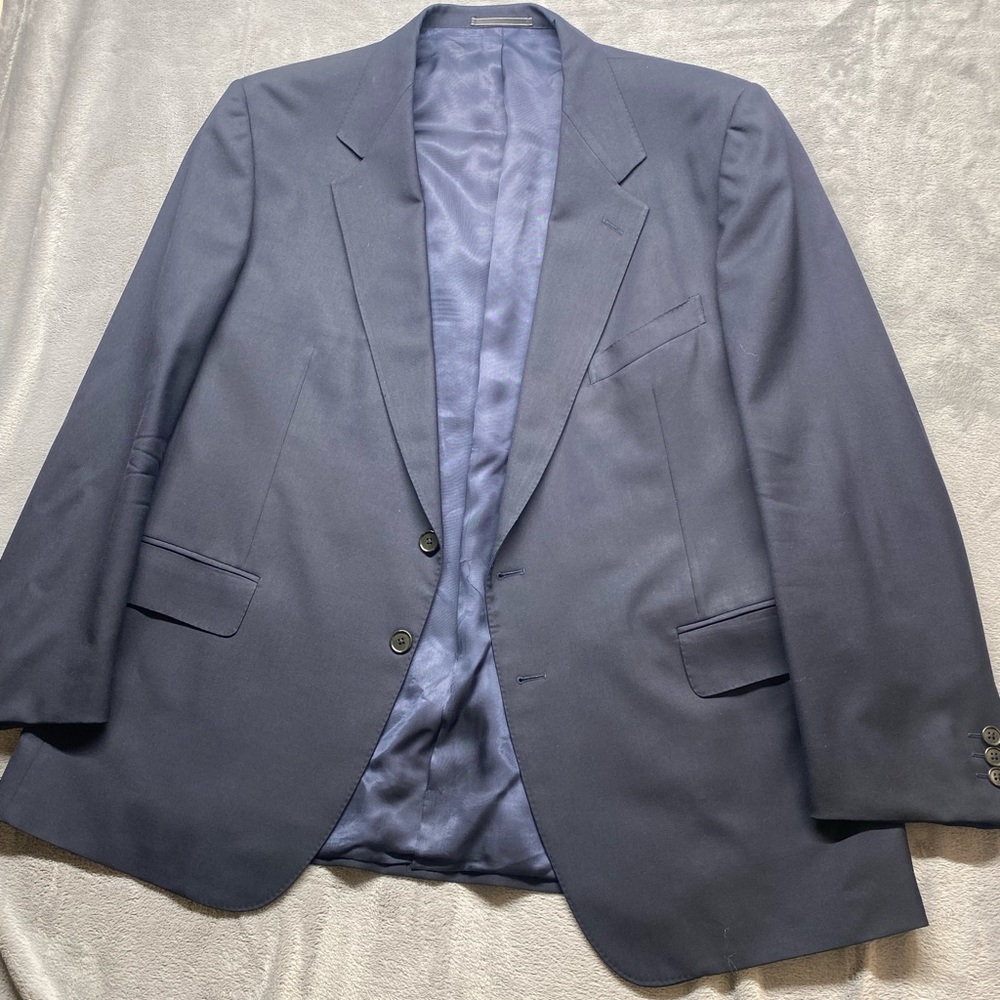 ermenegildo zegna suit jacket men  Fits Like A 46 R No Size Tag Measurements
